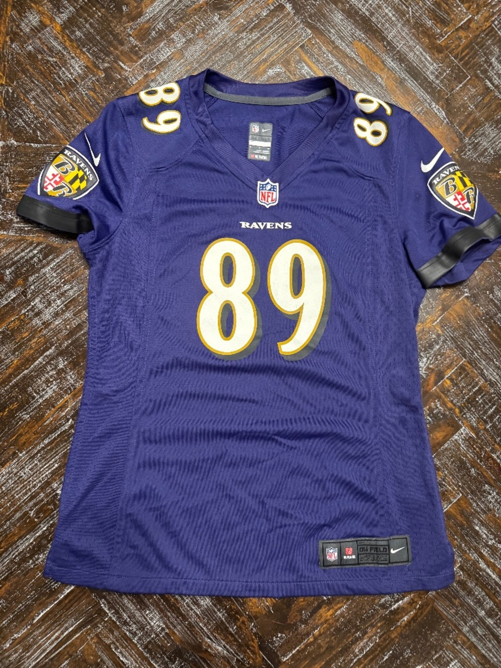 Vintage Nike On Field Baltimore Ravens Steve Smith Sr #89 Jersey Women’s Small